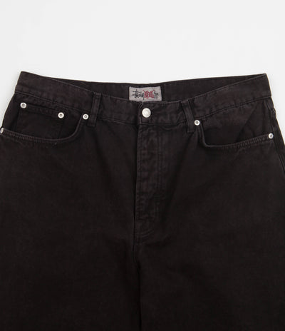 Stussy Washed Canvas Big Ol Jeans - Black