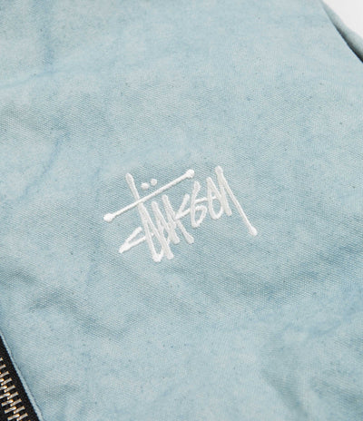 Stussy Washed Canvas Primaloft Vest - Light Blue