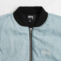 Stussy Washed Canvas Primaloft Vest - Light Blue | Flatspot