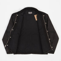 Stussy Washed Canvas Shop Jacket - Black thumbnail