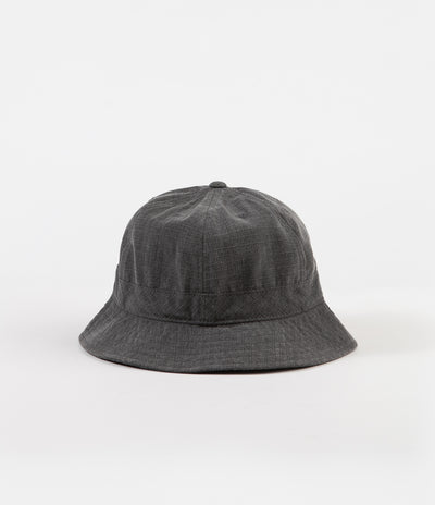 Stussy Washed Ripstop Bell Bucket Hat - Black