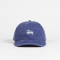 Stussy Washed Stock Low Pro Cap - Blue thumbnail