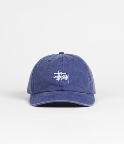 Stussy Washed Stock Low Pro Cap - Blue