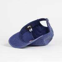 Stussy Washed Stock Low Pro Cap - Blue thumbnail