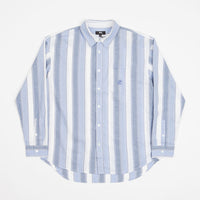 Stussy Wide Striped Shirt - Blue Stripe | Flatspot