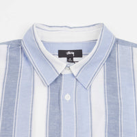 Stussy Wide Striped Shirt - Blue Stripe thumbnail