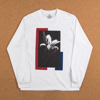 The National Skateboard Co Flower Long Sleeve T-Shirt - White thumbnail