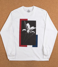 The National Skateboard Co Flower Long Sleeve T-Shirt - White