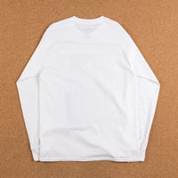 The National Skateboard Co Flower Long Sleeve T-Shirt - White thumbnail