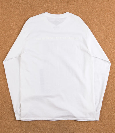 The National Skateboard Co Flower Long Sleeve T-Shirt - White