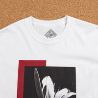 The National Skateboard Co Flower Long Sleeve T-Shirt - White thumbnail