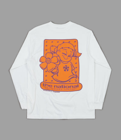 The National Skateboard Co Hook Up Long Sleeve T-Shirt - White