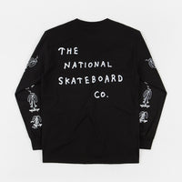 The National Skateboard Co I'm Down Long Sleeve T-Shirt - Black thumbnail