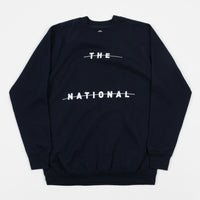 The National Skateboard Company Redacted Crewneck Sweatshirt - Navy thumbnail