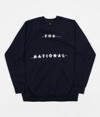 The National Skateboard Company Redacted Crewneck Sweatshirt - Navy