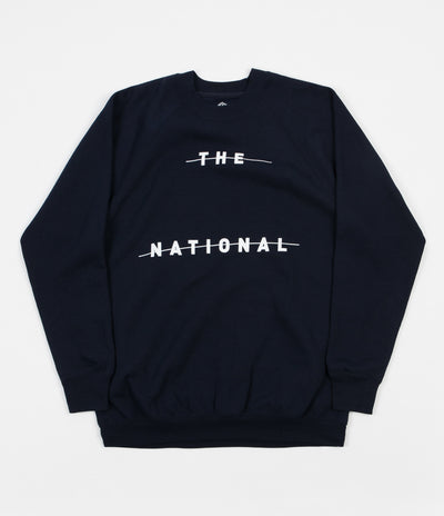 The National Skateboard Company Redacted Crewneck Sweatshirt - Navy