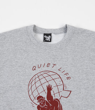 The Quiet Life Atlas Crewneck Sweatshirt - Heather Grey