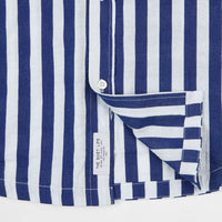 The Quiet Life Barnum Short Sleeve Button Down Shirt - Navy / White thumbnail