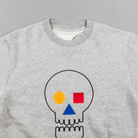 The Quiet Life Bauhaus Skull Crewneck Sweatshirt - Heather Grey thumbnail