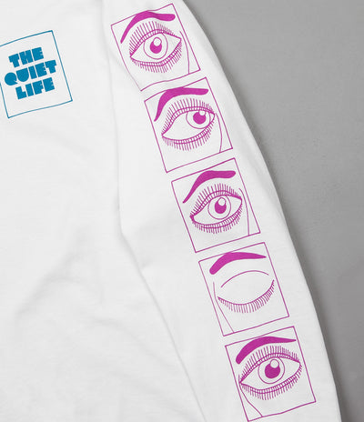 The Quiet Life Blink Long Sleeve T-Shirt - White