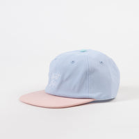 The Quiet Life Boardwalk Polo Cap - Periwinkle / Peach thumbnail