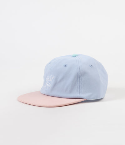 The Quiet Life Boardwalk Polo Cap - Periwinkle / Peach