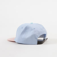 The Quiet Life Boardwalk Polo Cap - Periwinkle / Peach thumbnail