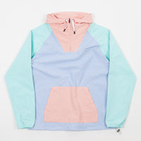 The Quiet Life Boardwalk Windy Pullover Jacket - Periwinkle / Mint / Peach thumbnail