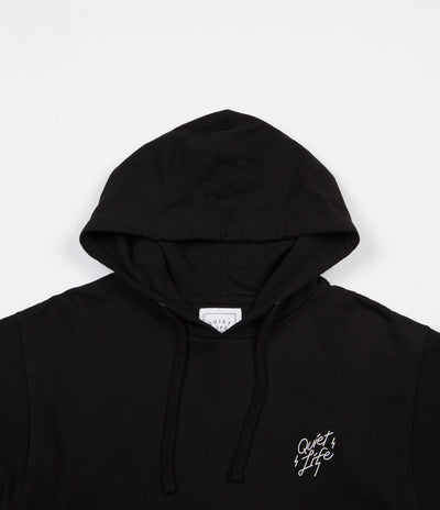 The Quiet Life Bolt Hooded Sweatshirt - Black