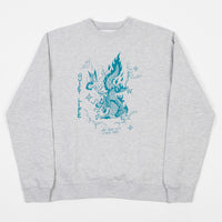 The Quiet Life Bring Me Down Crewneck Sweatshirt - Heather Grey thumbnail