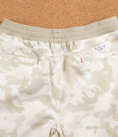 The Quiet Life Camo Jogger Sweatpants - White / Camo