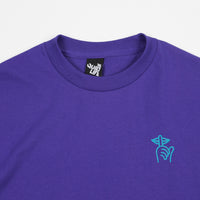 The Quiet Life Checker T-Shirt - Purple thumbnail