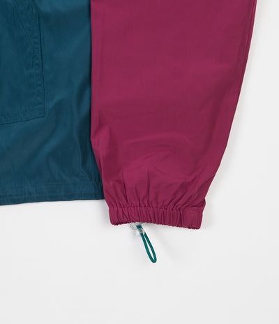 The Quiet Life City Limits Pullover Jacket - Magenta / Teal