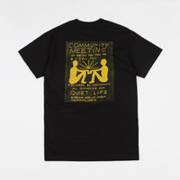 The Quiet Life Community Meeting T-Shirt - Black thumbnail