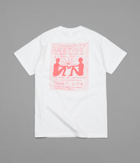 The Quiet Life Community Meeting T-Shirt - White