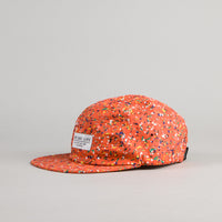 The Quiet Life Confetti 5 Panel Cap - Orange thumbnail