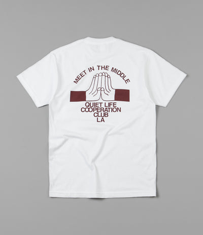 The Quiet Life Cooperation Club T-Shirt - White