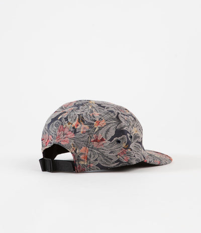 The Quiet Life Denim Baroque 5 Panel Camper Cap  - Floral