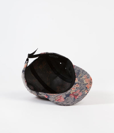 The Quiet Life Denim Baroque 5 Panel Camper Cap  - Floral