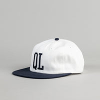 The Quiet Life Dugout Polo Cap - White / Navy thumbnail