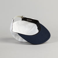 The Quiet Life Dugout Polo Cap - White / Navy thumbnail