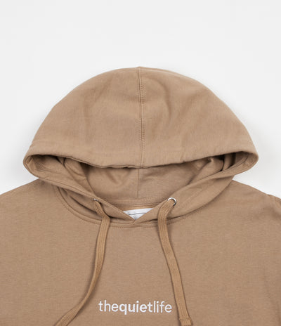 The Quiet Life Embroidered Origin Hoodie - Sand