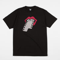 The Quiet Life Film Lips T-Shirt - Black thumbnail