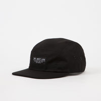 The Quiet Life Foundation 5 Panel Cap - Black thumbnail