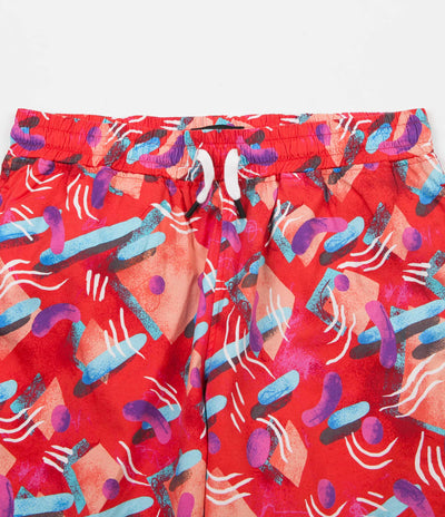 The Quiet Life Gibbler Beach Shorts - Red