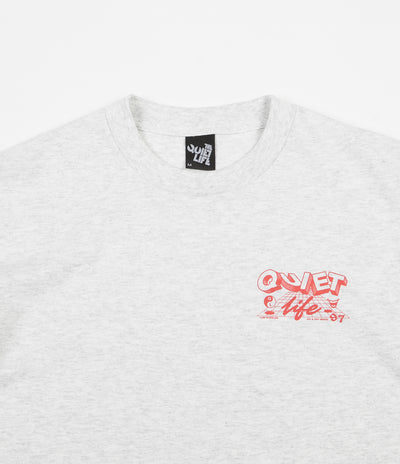 The Quiet Life Grid T-Shirt - Ash Heather