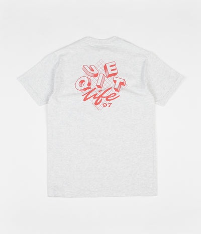 The Quiet Life Grid T-Shirt - Ash Heather