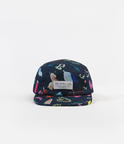 The Quiet Life Hoeckel 5 Panel Cap - Navy