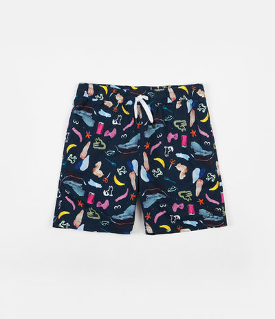 The Quiet Life Hoeckel Beach Shorts - Navy