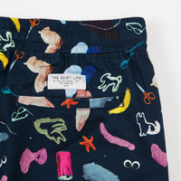 The Quiet Life Hoeckel Beach Shorts - Navy thumbnail